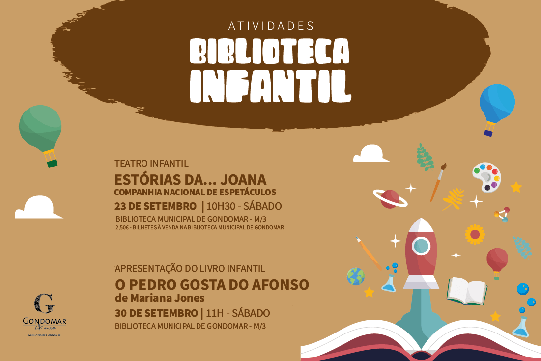 Novembro traz muitas histórias, jogos e música à Biblioteca Infantil —